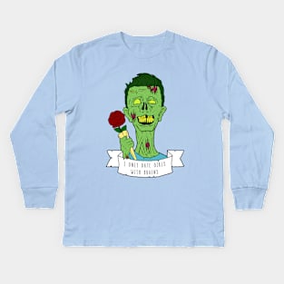 Sapiosexual Zombie Boy Kids Long Sleeve T-Shirt